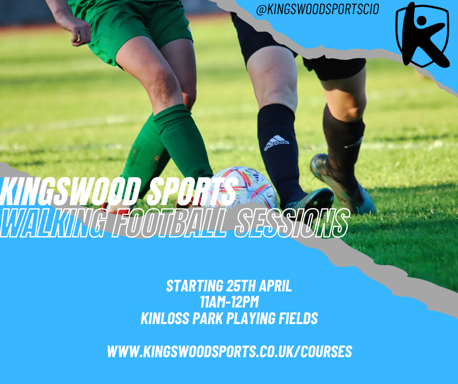 Walking football sessions for over 50's